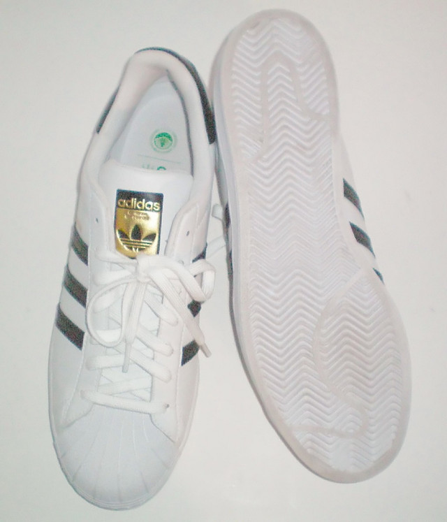 Adidas Superstar Men's US 13.5  White with Black in Men's Shoes in London - Image 2