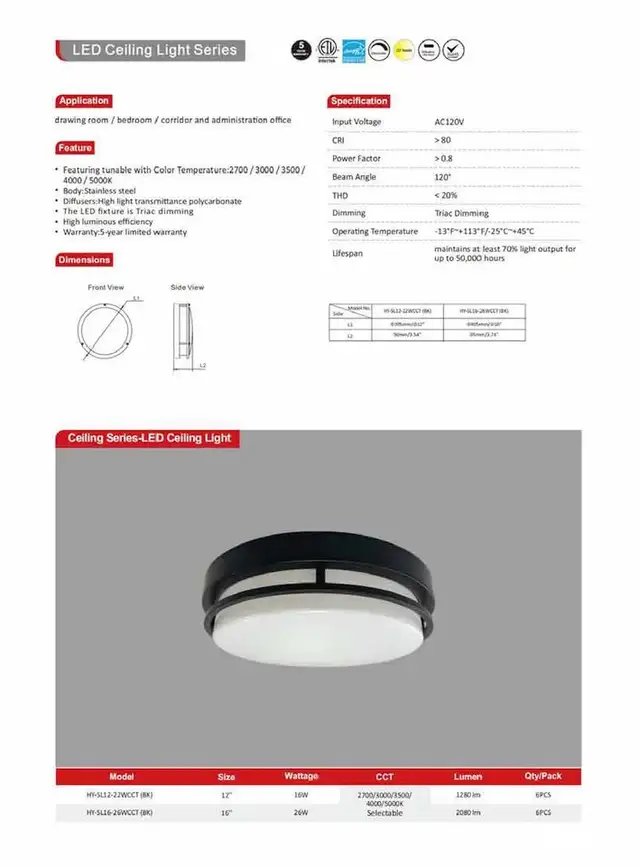 LED Ceiling Light Series551129156472678403