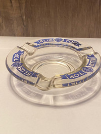 VINTAGE BLUE TOP BEER ADVERTISING ASHTRAY $20