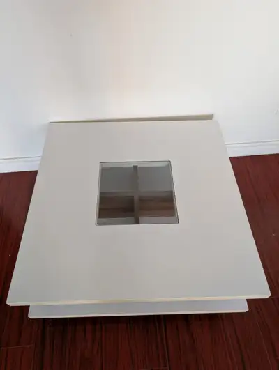 Furniture of America Lendon Square Coffee Table in white., View more