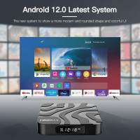 T95MAX Android 12.0 TV Box, 4GB RAM, 32GB ROM
