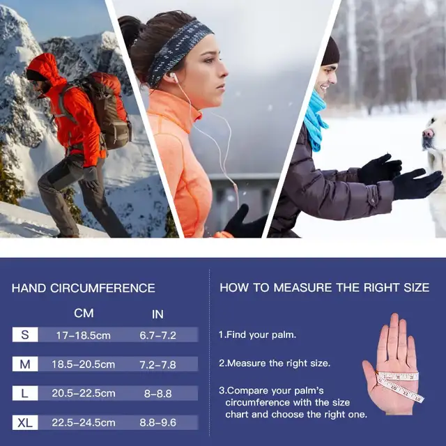 Winter Ski Skate Sport Gloves Waterproof For Men Women Warm Snow in Ski in Ottawa - Image 8