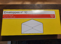 enveloppes #10 envelopes