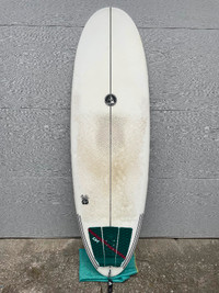 Surfboard package (with fins, leash and cover)