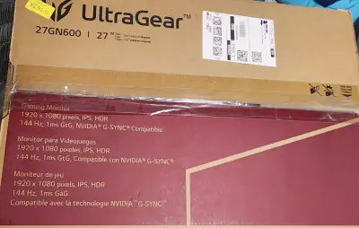 LG UltraGear 27GN600- 27 Inch  Gaming Monitor, View more