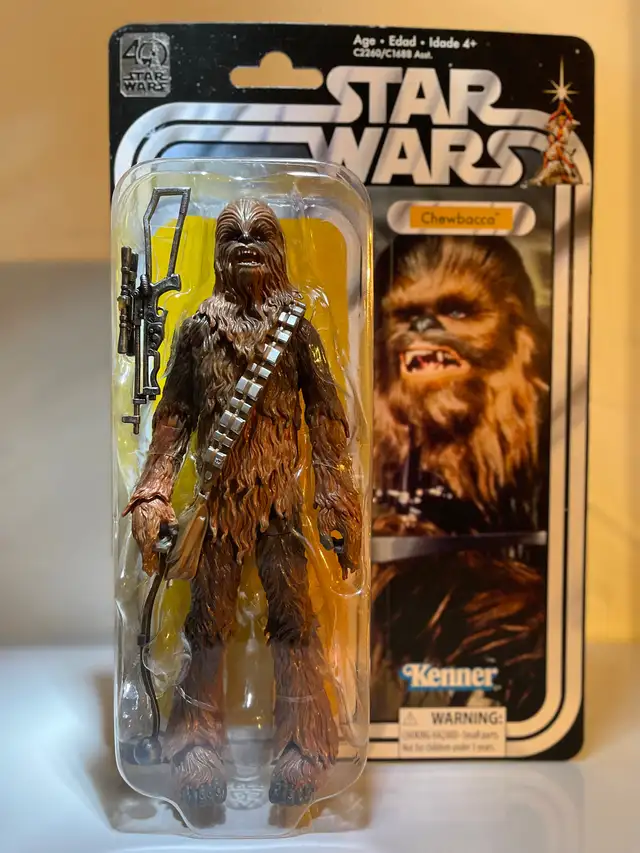 Star Wars 6” Black Series CHEWBACCA (40th Anniversary Kenner)