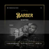 Barber Wanted