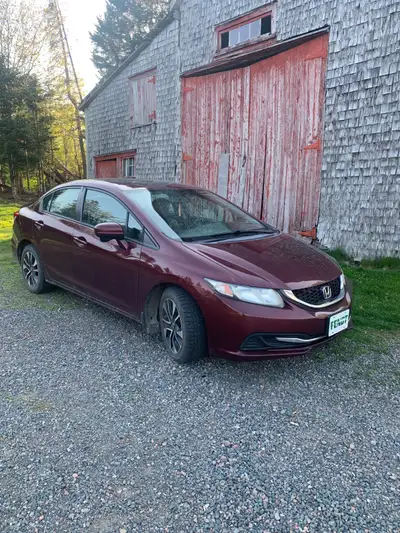 2014 Honda Civic LX 5 speed MANUAL Car is in great shape, few scratches and stains on interior but n...