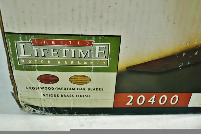 Ventilateur de plafond Hunter Bayport 107 cm NEUF in Indoor Lighting & Fans in City of Montréal - Image 3