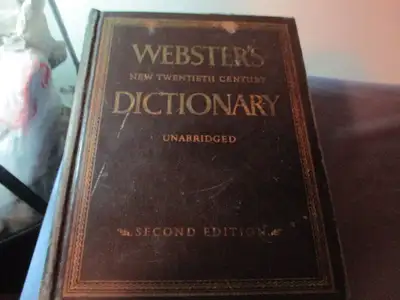 WEBSTER'S DICTIONARY-UNABRIDGED-2ND EDITION-1956-CLEAN-VINTAGE!, View more