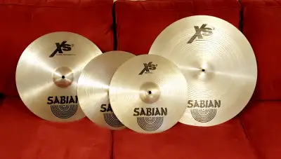 SABIAN XS20 FULL CYMBAL SET - premium bronze sound, View more