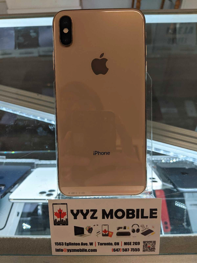 APPLE XS MAX GOLD 64GB A in Cell Phones in La Ronge