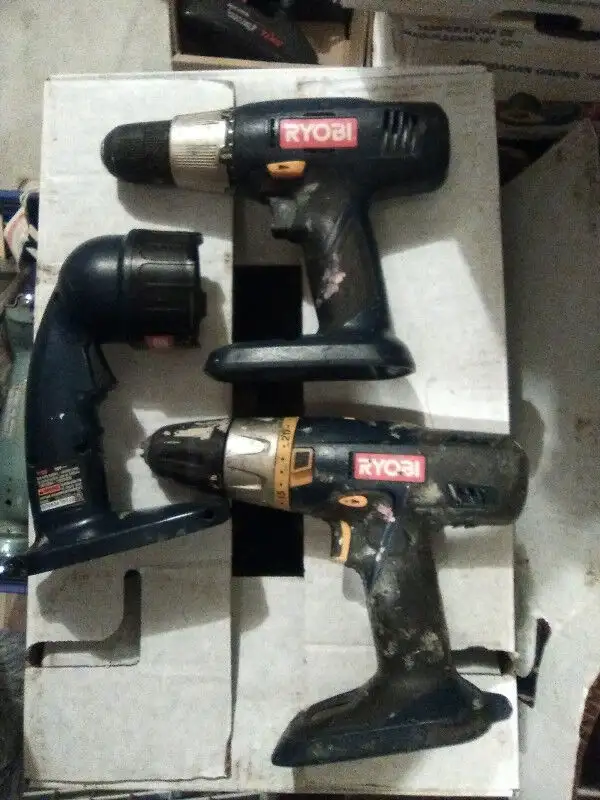 Ryobi 18v cordless power tools, 9v/12vcharger in Power Tools in Calgary - Image 2