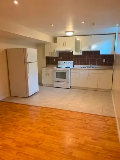 One bedroom basement apartment