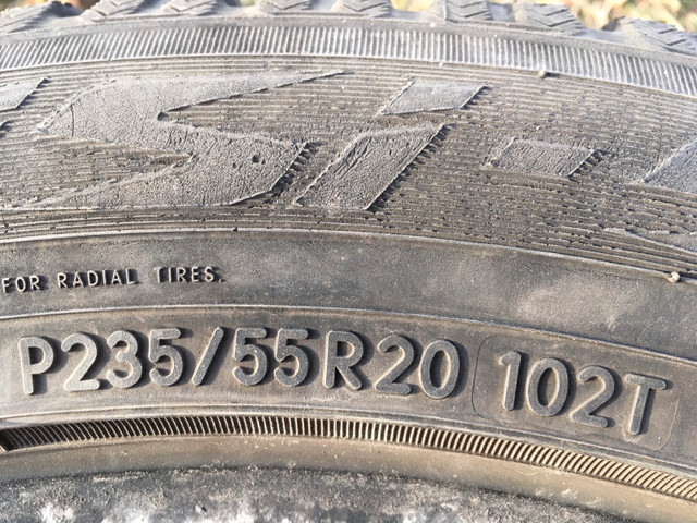 4x pneus d’hiver Toyo Observe GSi-5 ❄ 235/55R20 winter tires dans Pneus et jantes  à Ville de Montréal - Image 2