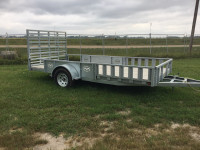 Metal Valley Galvanized Utility Trailer