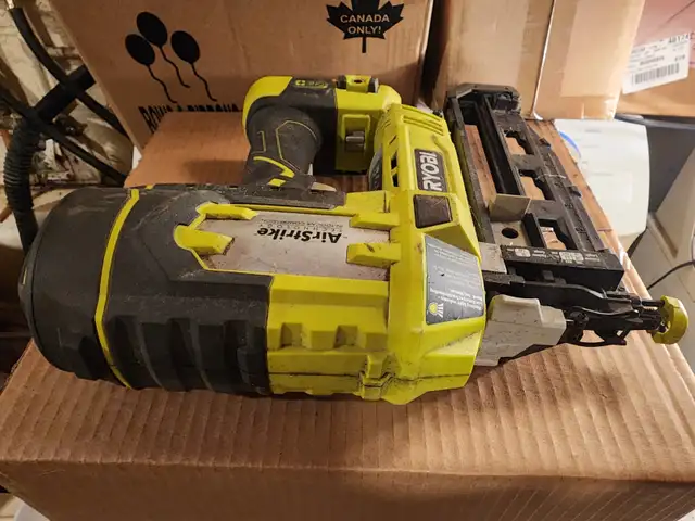 RYOBI 18V ONE+ AirStrike 16-Gauge Cordless Straight Nailer in Power Tools in Windsor Region - Image 8