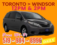 12PM/ 2PM ~ TORONTO/ AIRPORT to WINDSOR ~ Daily Ride