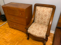 Antique Solid Oak Chair
