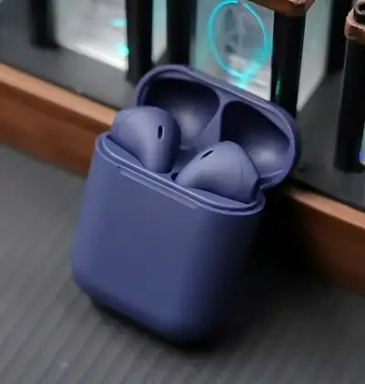Écouteurs Bluetooth neufs compact & pratique - Bleu marine, View more