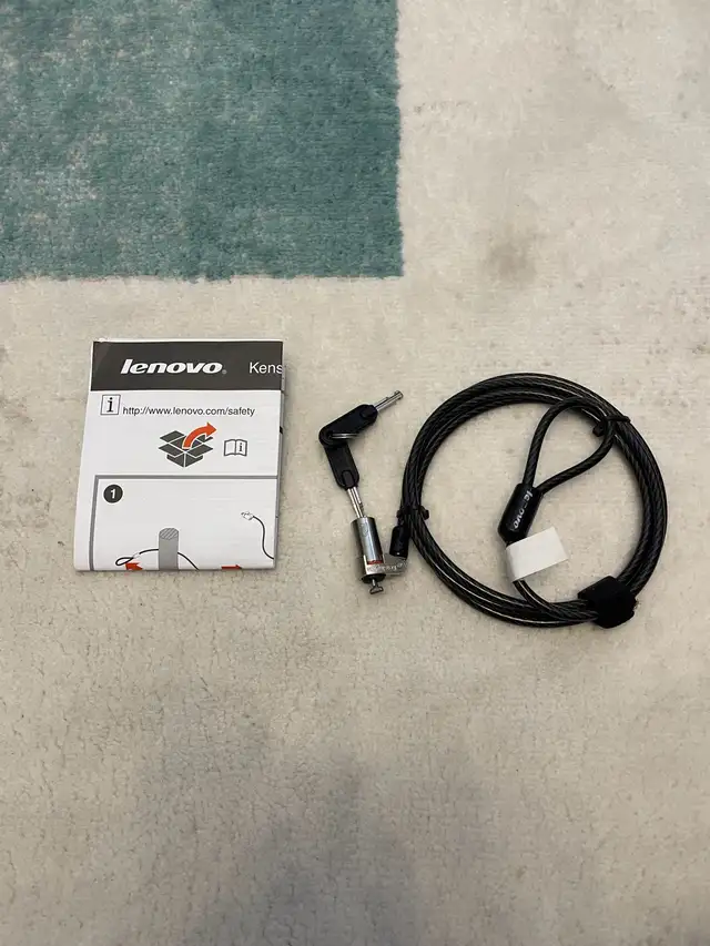 NEW Kensington MicroSaver Cable Lock from Lenovo in Laptop Accessories in Oakville / Halton Region - Image 3
