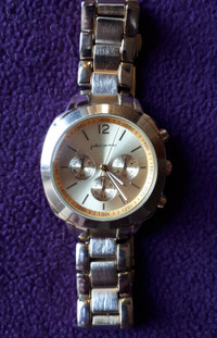 Jules + James gold colour watch,  size  6". Ladies necklaces