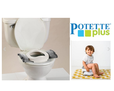 KALENCOM POTETTE PLUS POTTY & TRAINER SEAT - WHITE/GREY., View more