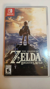 Zelda - breath of the wild - switch game