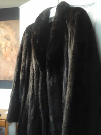 REDUCE 6 fur coats: black mink, beige mink, natural