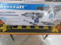 Mastercraft Multi-Purpose Pnemuatic Air Tool Kit with Carrying C