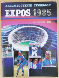 MONTREAL EXPOS - ALBUM-SOUVENIR YEARBOOK 1985 - Very Good