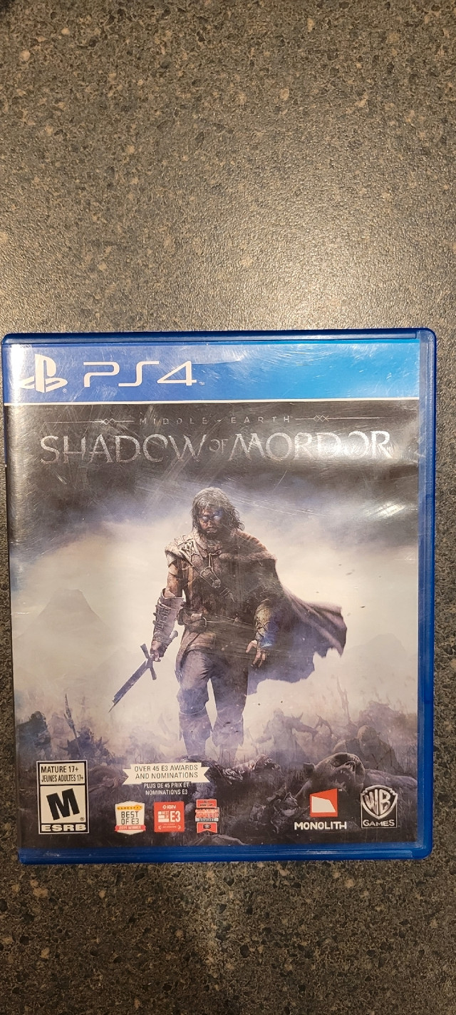 Shadow Of Mordor Ps4 in Sony Playstation 4 in London