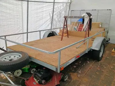 Remorque galvanisé 66"X12' avec rampe