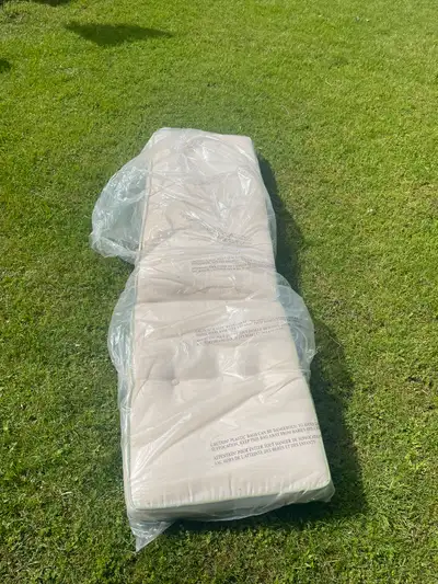 New Cushion only (first picture) $50 2 new small cushions (second picture) $25 each 6 chair cushion...