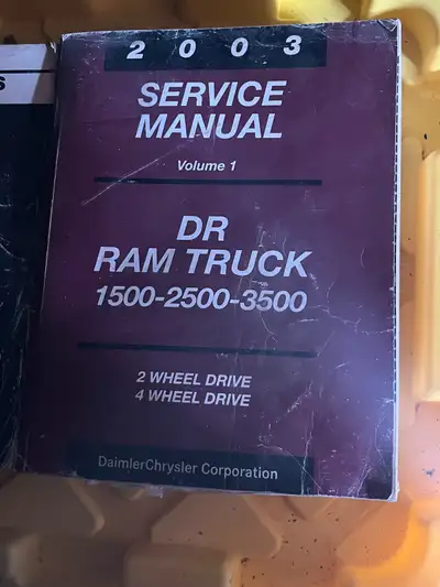 1993 & 2003 Dodge  Light Truck Shop Service Manual, View more