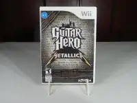 Nintendo Wii Guitar Hero Metallica (Complet) Lire Description