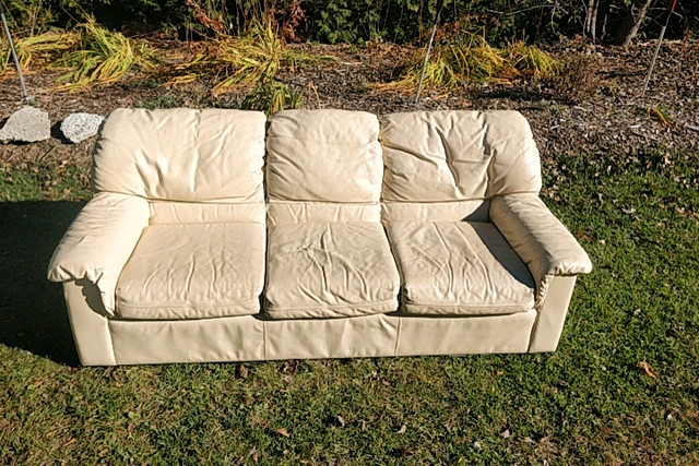 Leather couch/sofa and/or love seat in Couches & Futons in Ottawa