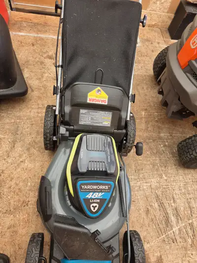 Yardworks 48V 3-in-1 Cordless Brushless Push Lawn Mower, 20-in w, View more