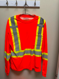 Dakota WorkPro High Visibility/ Reflective Long Sleeve Crewneck