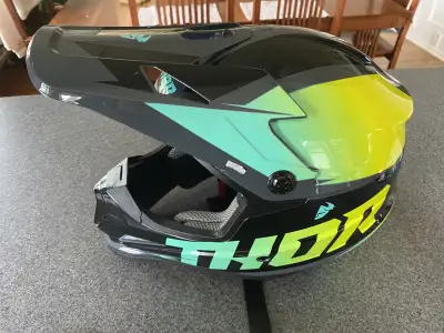 This is a Thor helmet, offering both style and safety for your rides. It is in excellent condition....