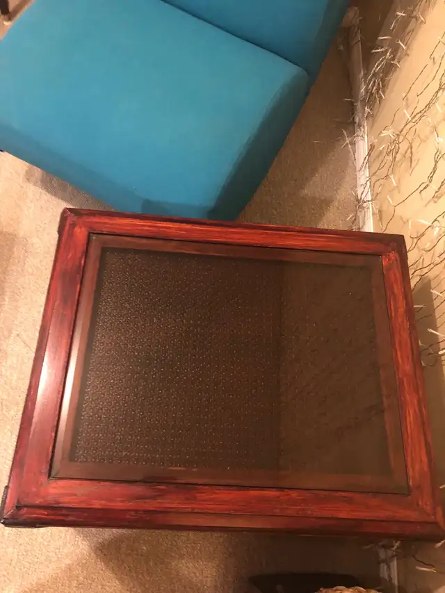 Coffee table and matching end tables- solid wood in Multi-item in Edmonton - Image 6