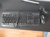 Logitech Keyboard and Mouse - Used, Good Condition