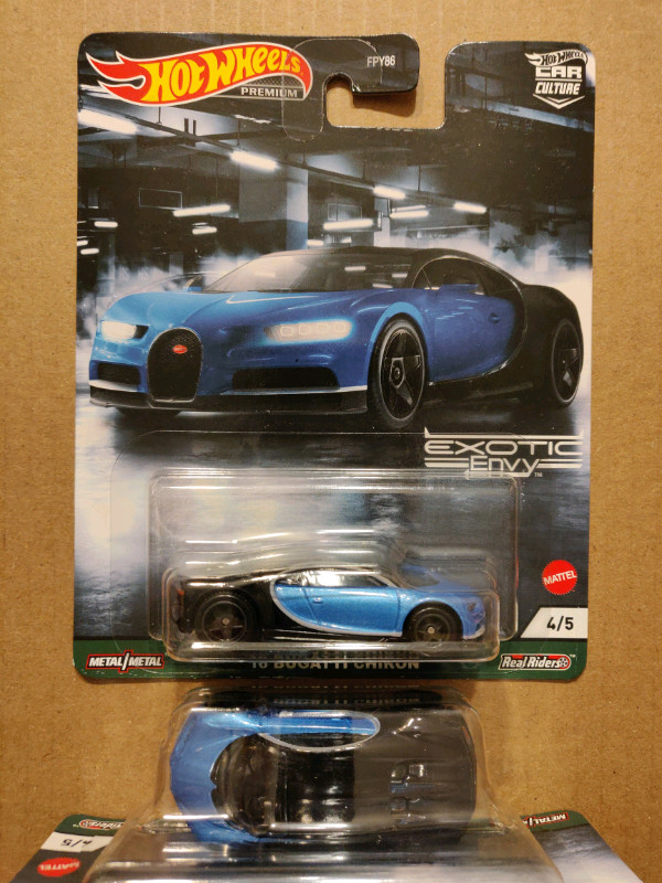 New Hot Wheels Exotic Envy 16 Bugatti Chiron 1:64 diecast car HW in Toys & Games in City of Toronto