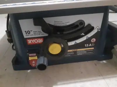 I'm selling a Ryobi 10-inch table saw, perfect for various woodworking projects! This saw is in grea...
