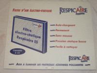 Respicaire ElectroStatic ES20x25Washable permanent Air Filter