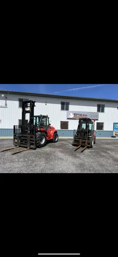 2017 Manitou 11,000# -left unit in picture SOLD 2015 Manitou 11,000# forklift $48,000- not pictured*...