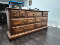 Sturdy classic wood dresser