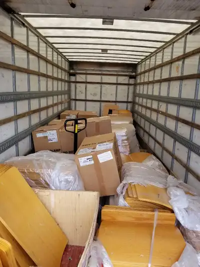 Help wanted unloading truck, View more