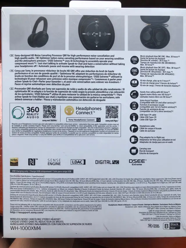 Sony Headphones WH-1000XM4 in Headphones in City of Toronto - Image 3