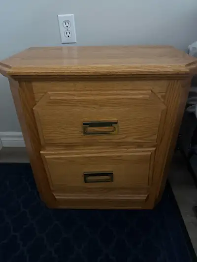 Solid Oak Bedside Table, View more